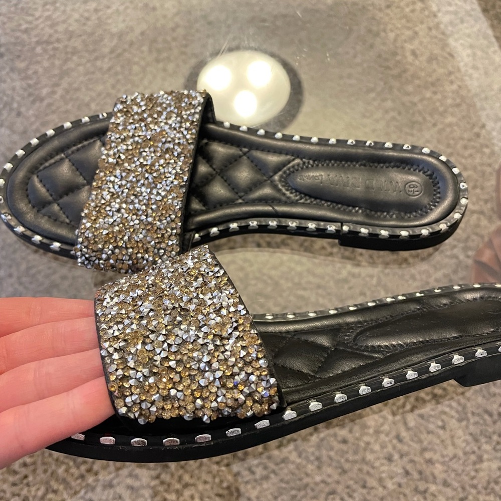 Glitter Slippers - Picture 2 of 2